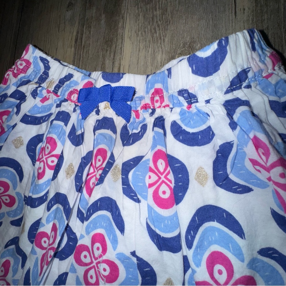 โ๏ธ6/$20โ๏ธ Gymboree Floral Blue and Pink Skirt - Picture 4 of 8